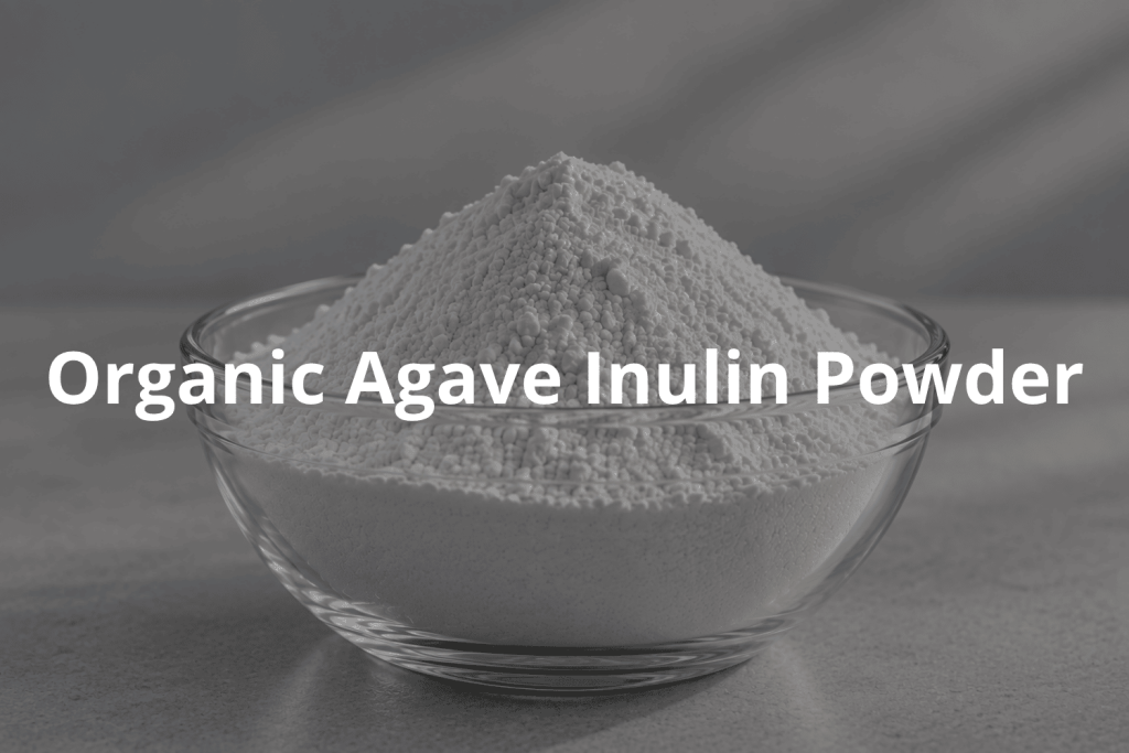 Organic agave inulin powder for food formulations